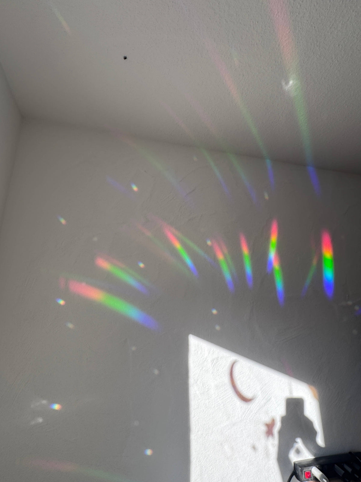 Suncatcher Fensteraufkleber Kreis, Prismatischer Sticker