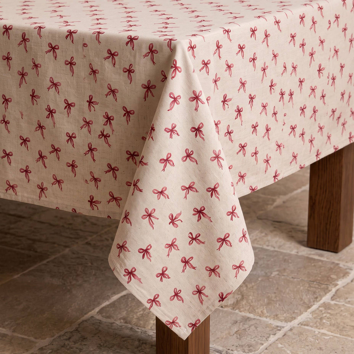 Tischdecke Schleifen 140x200