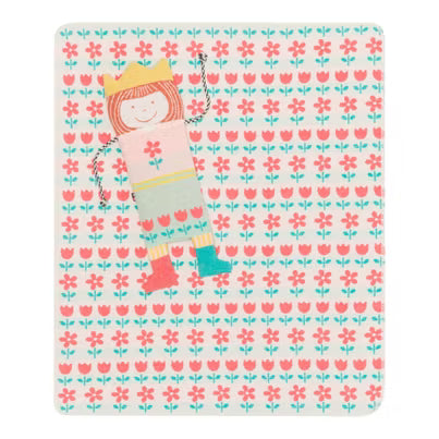 Babydecke in Kuscheltier - Prinzessin