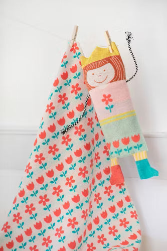 Babydecke in Kuscheltier - Prinzessin
