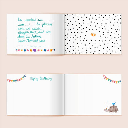 Baby Tagebuch *Welcome* (Hardcover)