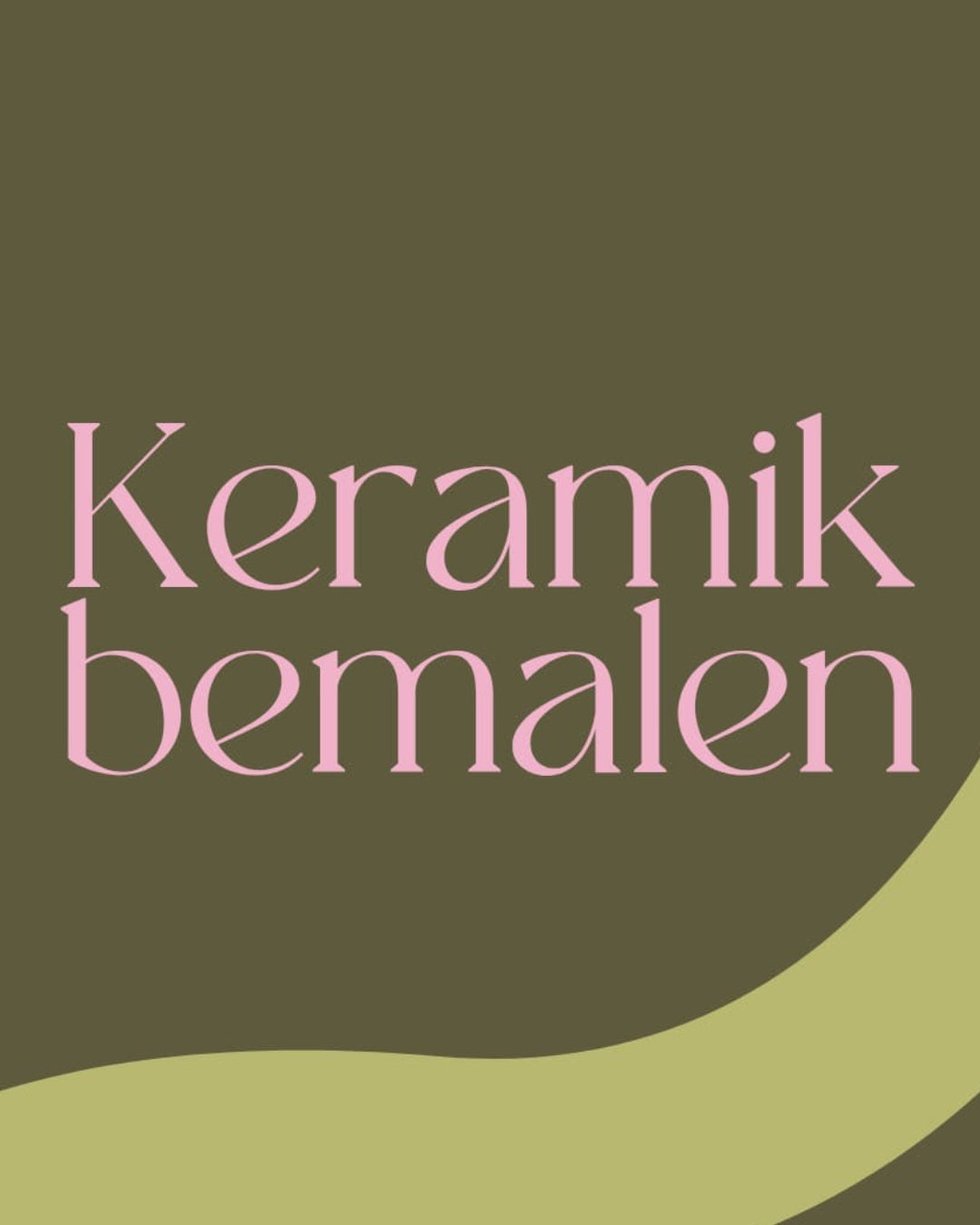 12.11.2026, 19:00 Uhr - Workshop Keramik bemalen "Plätzchenteller 26x16cm"