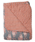 Decke - blau/Tiger/Streifen