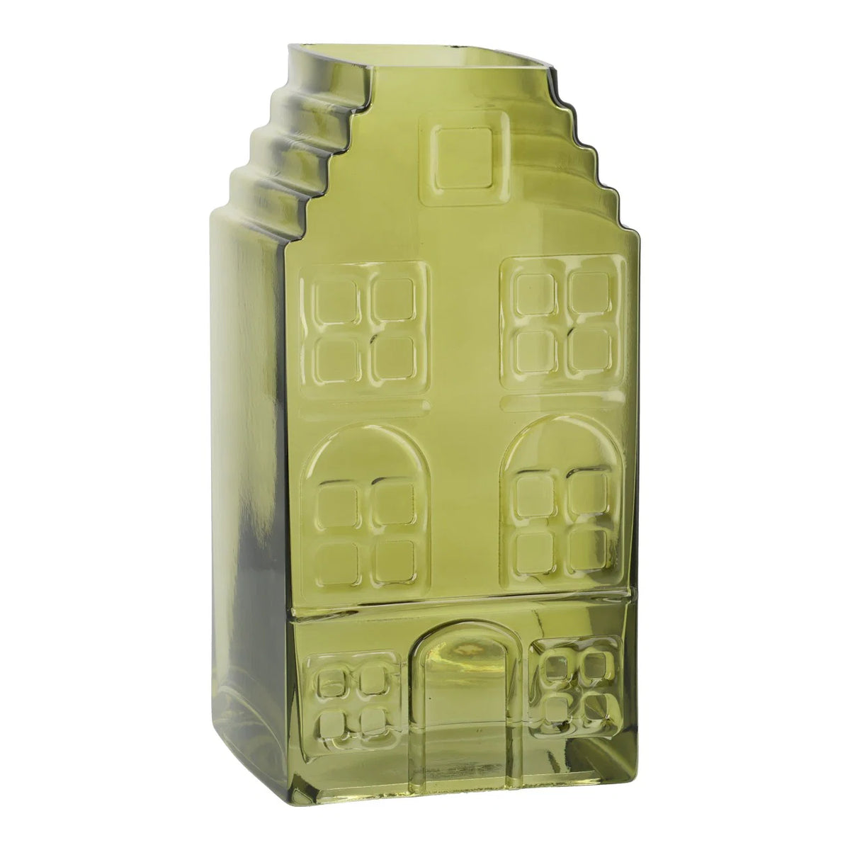 Vase Haus aus Glas