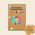 Suncatcher Fensteraufkleber Kreis, Prismatischer Sticker