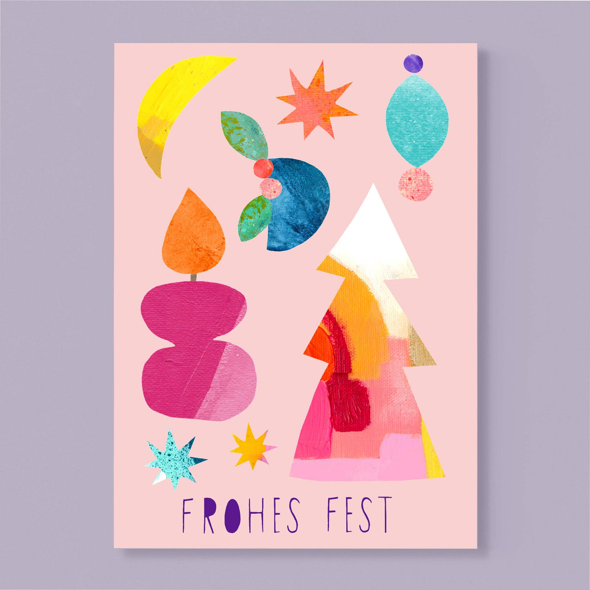 Karte Weihnachten "Frohes Fest"