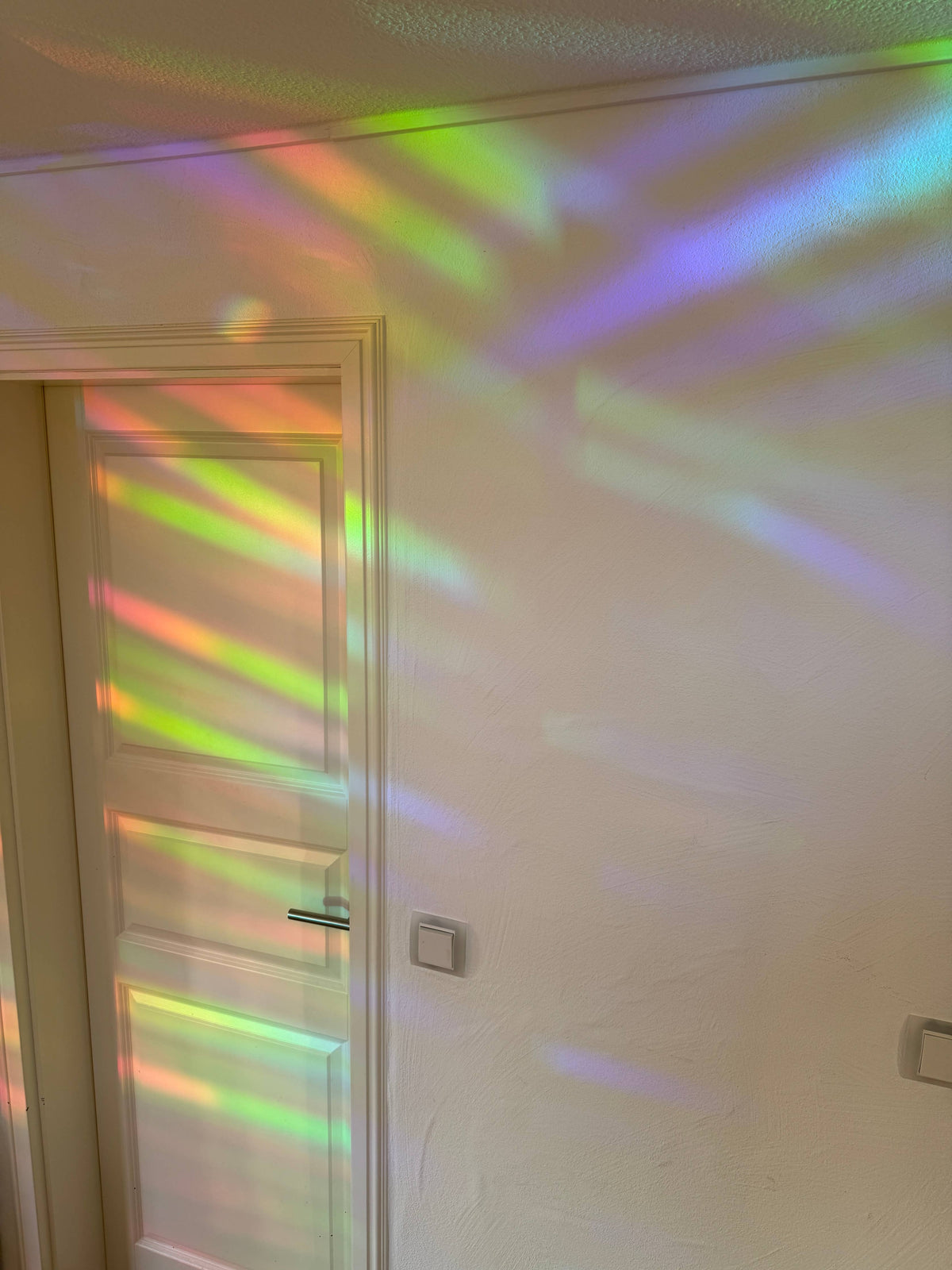 Suncatcher Fensteraufkleber Kreis, Prismatischer Sticker