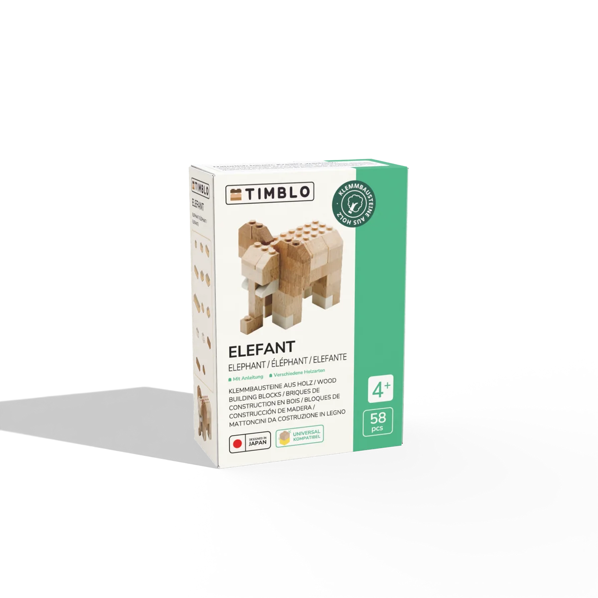 Bausteine Elefant aus Holz