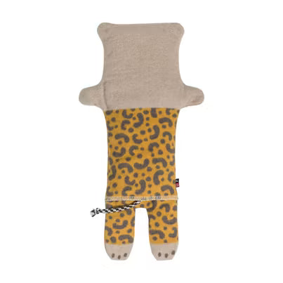 Babydecke in Kuscheltier - Leopard