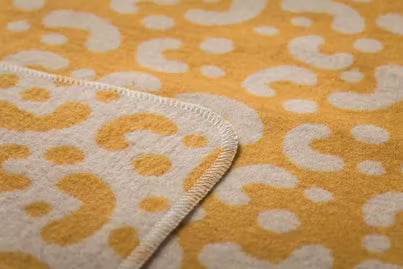 Babydecke in Kuscheltier - Leopard