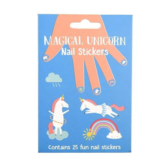 Nagel-Sticker Einhorn