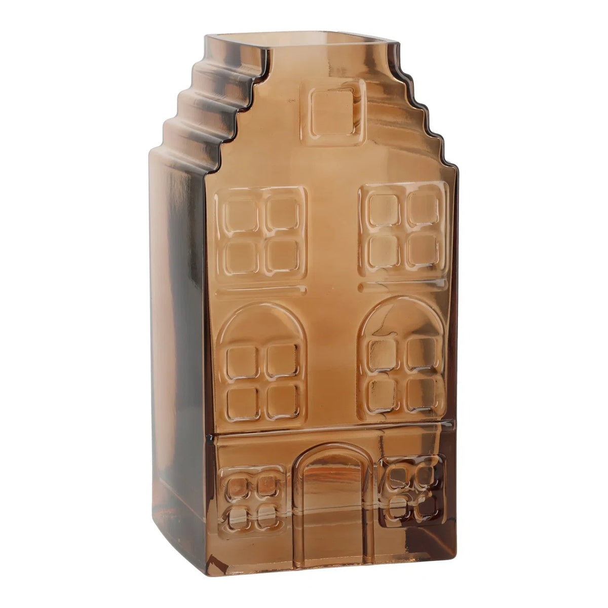 Vase Haus aus Glas